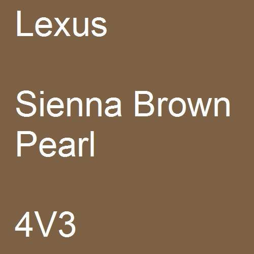 Lexus, Sienna Brown Pearl, 4V3.